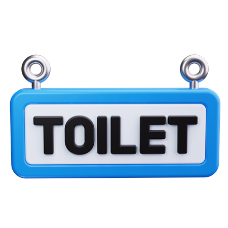 Toilet Board  3D Icon