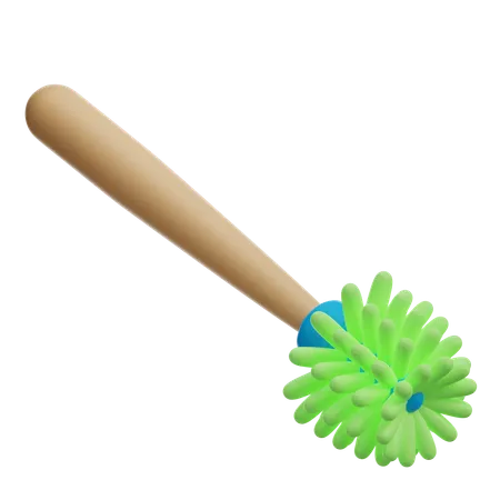 Toilet Brush 3 D Cleaning Tools 3D Icon