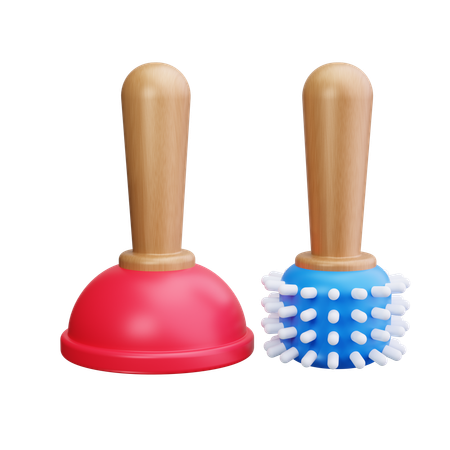 Toilet Brush  3D Icon