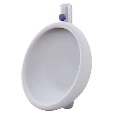 Toilet For Urine Bathroom 3 D Illustration 3D Icon