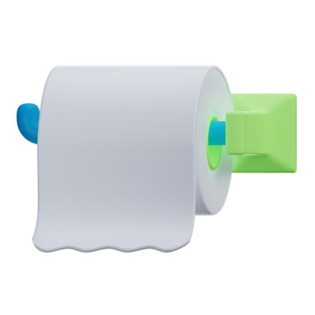 Toilet Paper  3D Icon