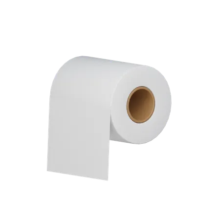 Toilet Paper 3 D Icon 3D Icon