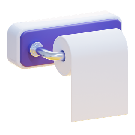 Toilet Paper  3D Icon