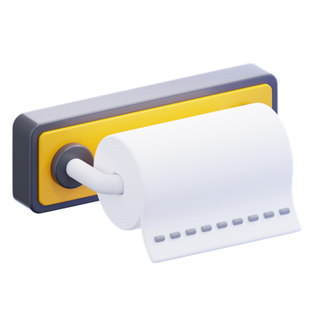 TOILET PAPER  3D Icon