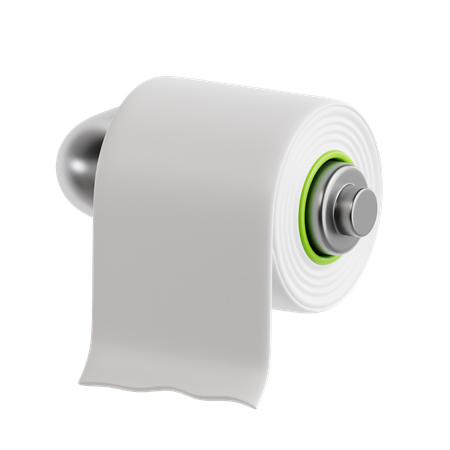 Toilet Paper  3D Icon