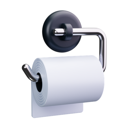 Toilet Paper  3D Icon