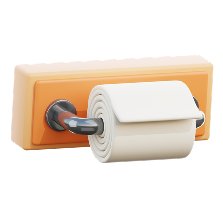 Toilet Paper  3D Icon