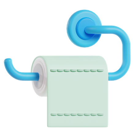 Toilet Paper  3D Icon