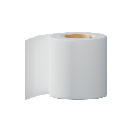 Toilet paper  3D Illustration