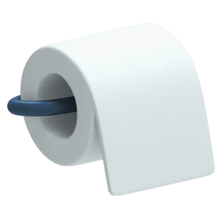 Toilet paper  3D Illustration