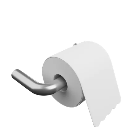 Toilet paper  3D Illustration