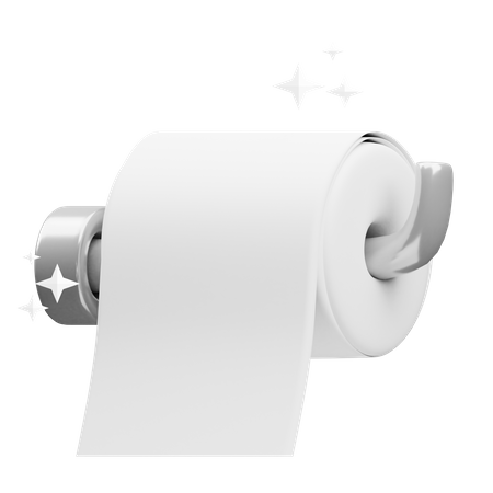 Toilet Paper  3D Illustration