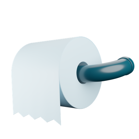 Toilet Paper  3D Illustration