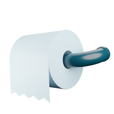 Toilet Paper 3D Illustration