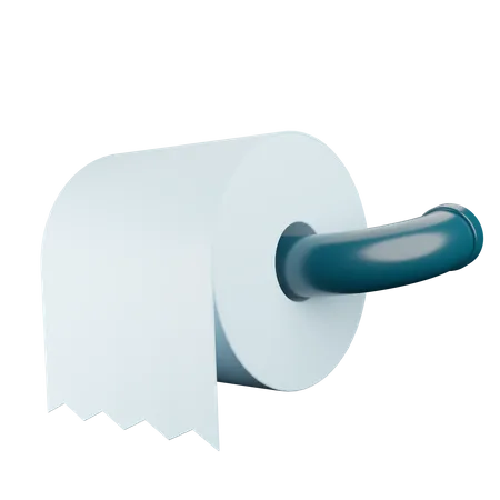 Toilet Paper  3D Illustration