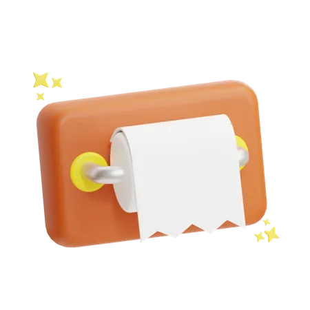 Toilet Paper 3D Icon