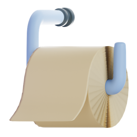 Toilet Paper Holder  3D Icon