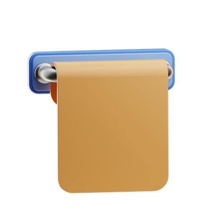Toilet Paper Roll  3D Icon