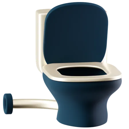 Toilet Pipe Shape  3D Icon