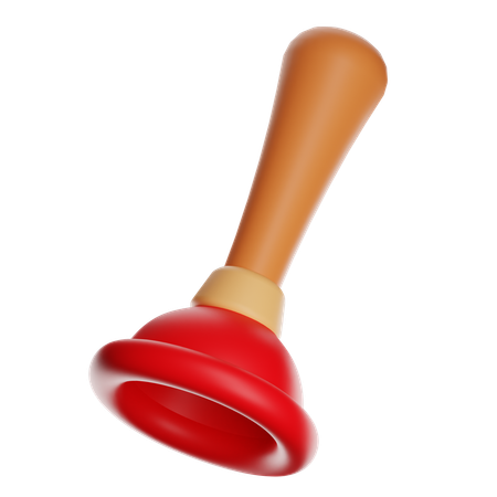 Toilet Plunger  3D Icon