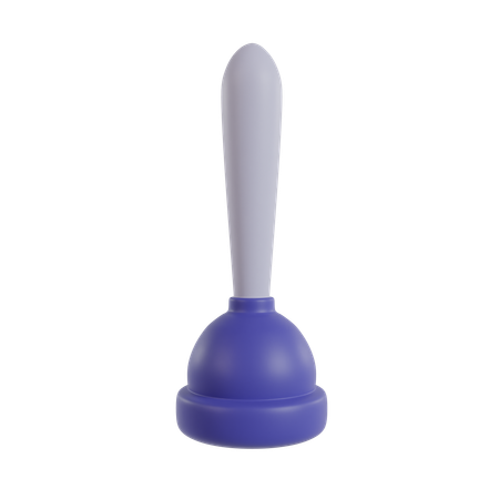 Toilet Plunger  3D Icon