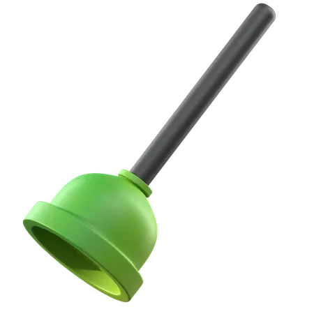 Toilet Plunger  3D Icon