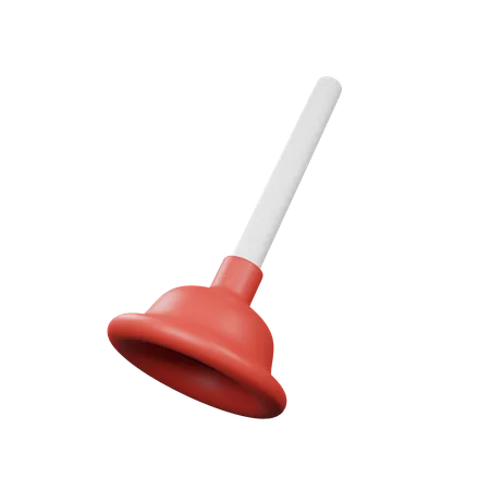 Toilet Plunger  3D Icon