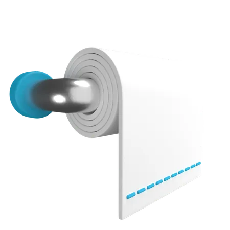 Toilet Tissue  3D Icon
