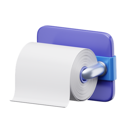 Toilet Tissue  3D Icon