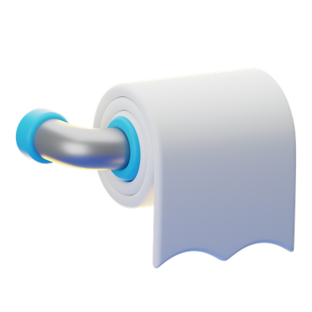 Toilet Tissue  3D Icon