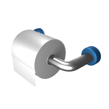 Toilet Tissue  3D Icon