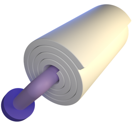 Toilet Tissue  3D Icon