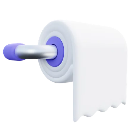 Toilet Tissue  3D Icon