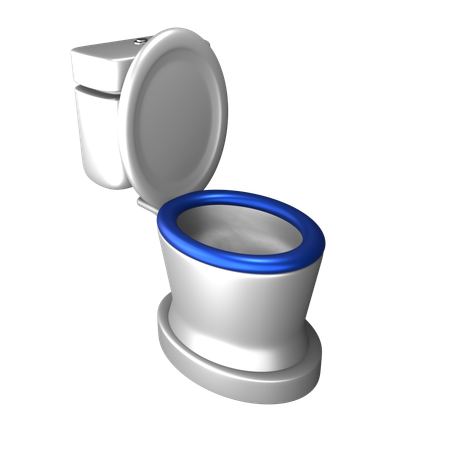 Toilet Tub  3D Icon