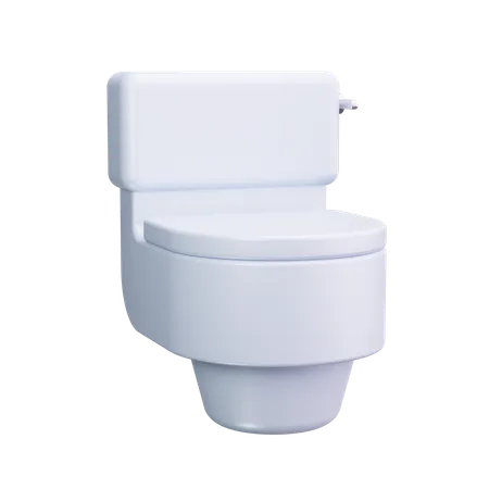 Toilette  3D Icon