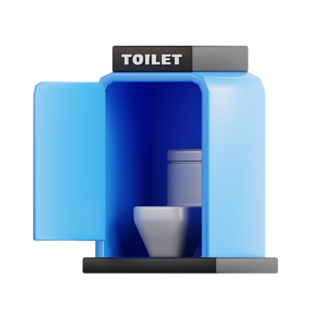 Toilettes  3D Icon