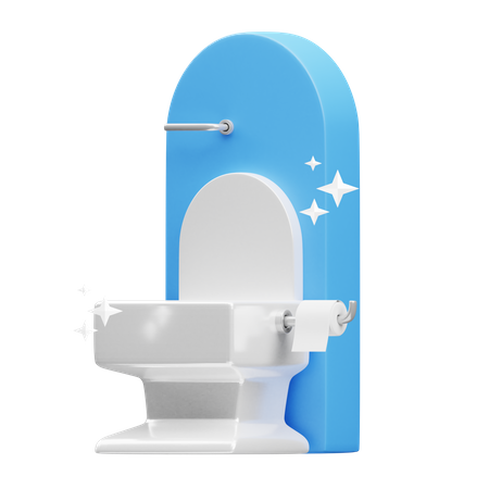 Toilette  3D Illustration