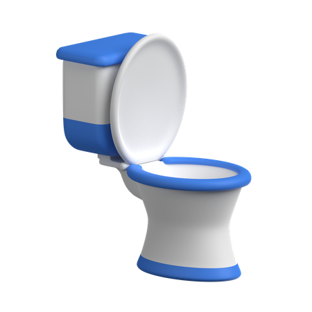 Baignoire des toilettes  3D Icon