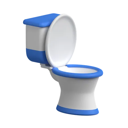 Baignoire des toilettes  3D Icon