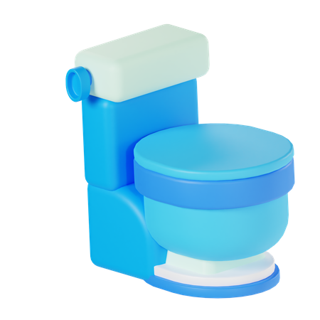 Toilettes  3D Icon