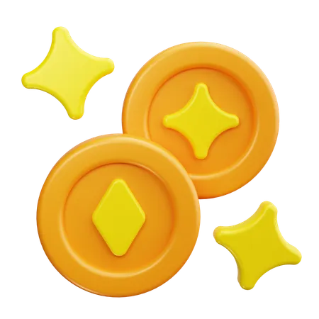 Token  3D Icon