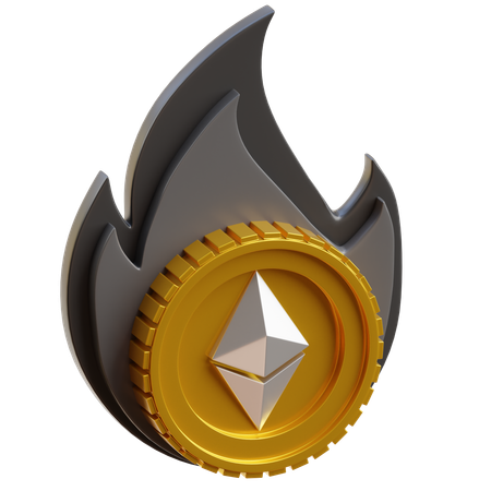 Token Burn  3D Icon
