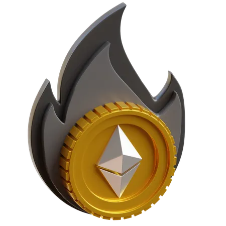 Token Burn  3D Icon