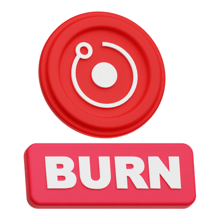 Quemar token de renderizado  3D Icon