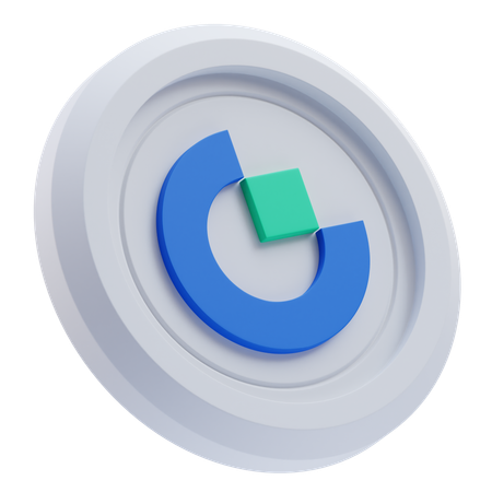 Criptomoneda GateToken  3D Icon