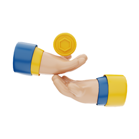 Token de transferencia nft  3D Icon