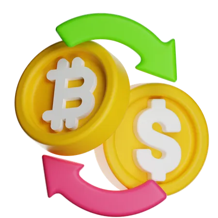 Token Exchange  3D Icon