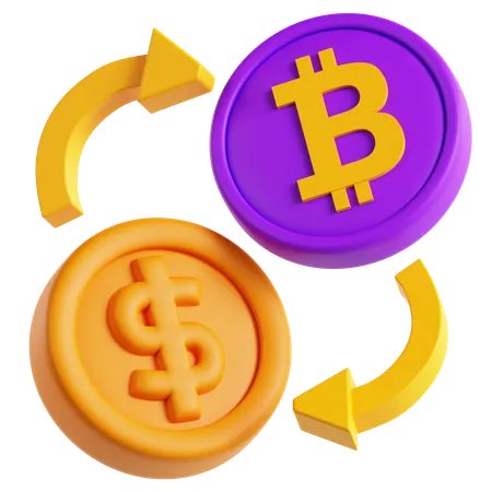 Token Exchange  3D Icon