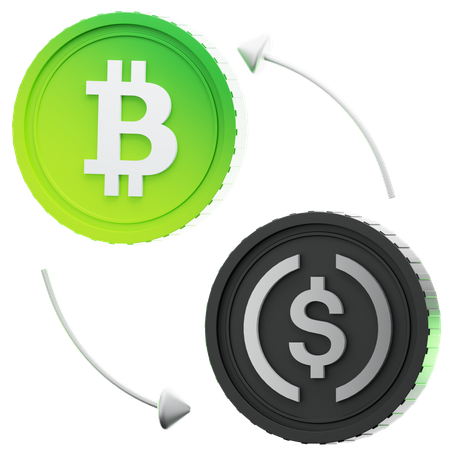 Token Exchange  3D Icon