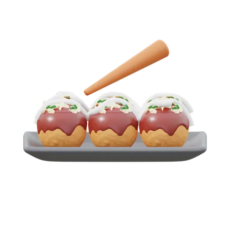 Tokoyaki  3D Icon